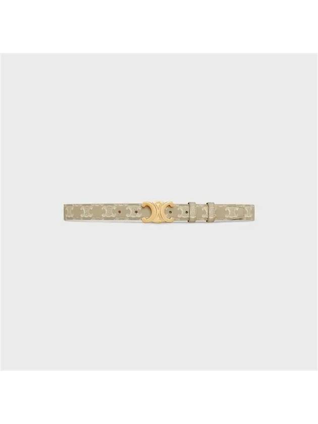 Medium Triomphe Canvas Belt Grege - CELINE - BALAAN 2