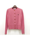 Bea Logo Wool Cardigan Pink - VIVIENNE WESTWOOD - BALAAN 3