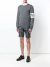 4 Bar Armband Milano Stitch Knit Top Mid Grey - THOM BROWNE - BALAAN 3