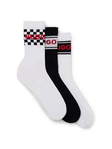 HUGO ribbed mid neck socks 3 packs 50510797 960 - HUGO BOSS - BALAAN 1