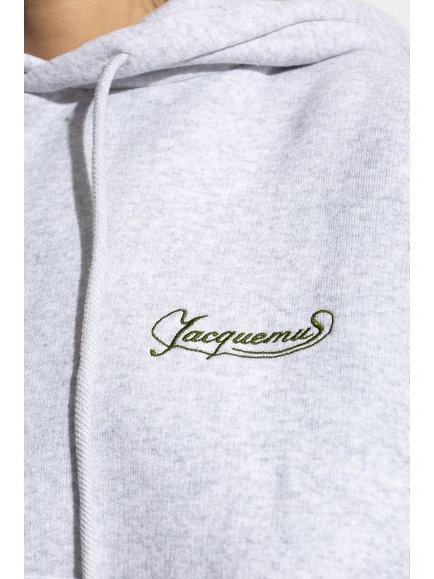 Jacquemus Sweatshirt With Logo, Women's, Grey - JACQUEMUS - BALAAN 5