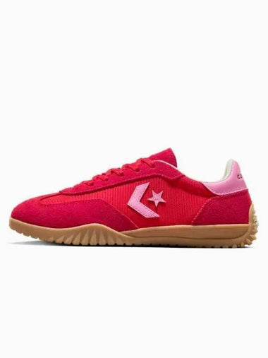 Run Star Trainer Low Top Sneakers Red - CONVERSE - BALAAN 1