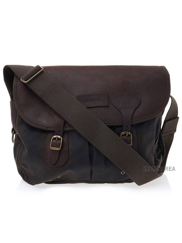 Taras Waxed Leather Shoulder Bag Brown - BARBOUR - BALAAN 2