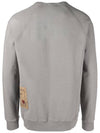 Men's Logo Patch Cotton Sweatshirt Grey - TEN C - BALAAN 3