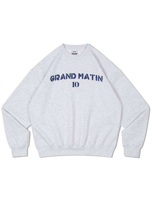 V Heavy Sweat Matin Sweatshirt 1% Melange - DE GRAND MATIN - BALAAN 3