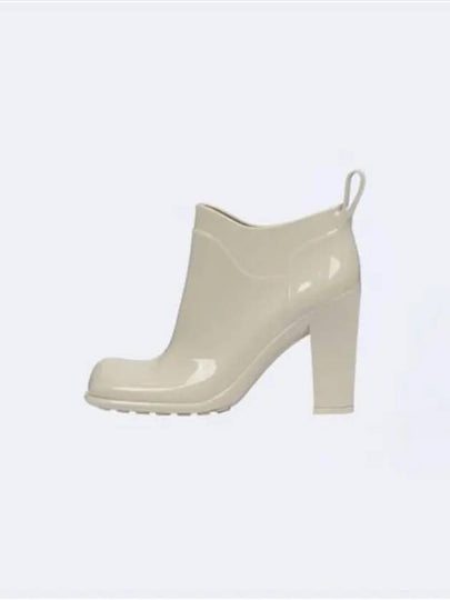 Shine Rubber Heel Ankle Worker Boots Sea Salt - BOTTEGA VENETA - BALAAN 2