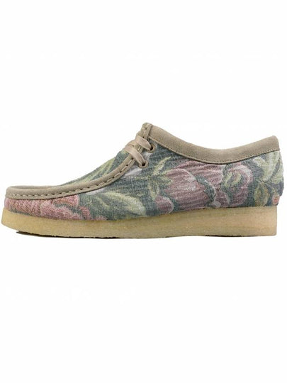 Wallabee Print Loafers Grey Floral - CLARKS - BALAAN 2