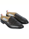 Varsity Penny Grain Leather Loafers Brown - THOM BROWNE - BALAAN 2