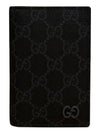 GG Supreme Grey Interior Long Card Wallet Black - GUCCI - BALAAN 2