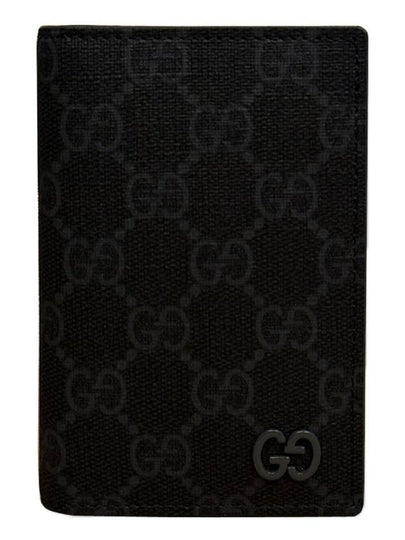 GG Supreme Grey Interior Long Card Wallet Black - GUCCI - BALAAN 2