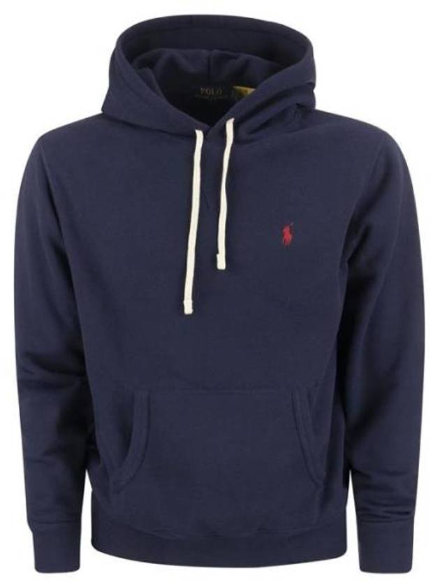 Embroidered Logo Pony Hoodie Navy - POLO RALPH LAUREN - BALAAN 2