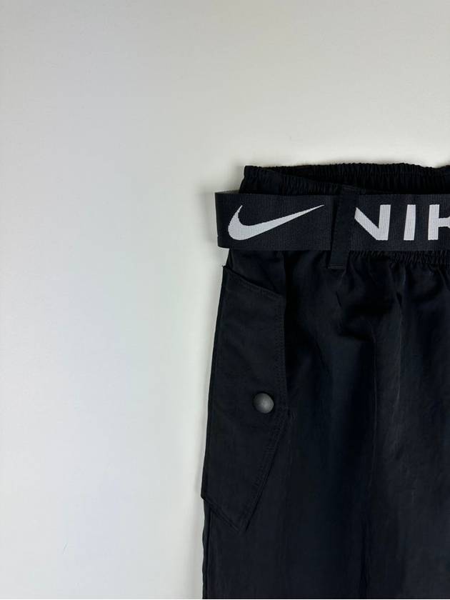 Air High Rise Woven Track Pants Black - NIKE - BALAAN 4