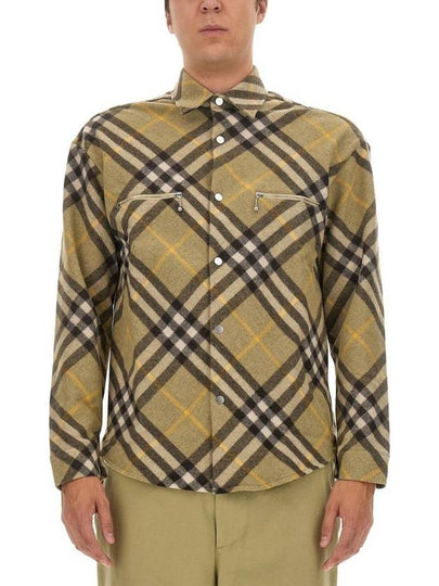 Long Sleeve Shirt 8076470 B7363 Checked - BURBERRY - BALAAN 2