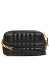 Quilted Leather Mini Lola Camera Shoulder Bag Black - BURBERRY - BALAAN 3