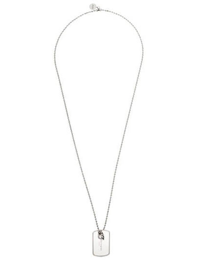 Identity Plate Necklace Silver - ALEXANDER MCQUEEN - BALAAN 2