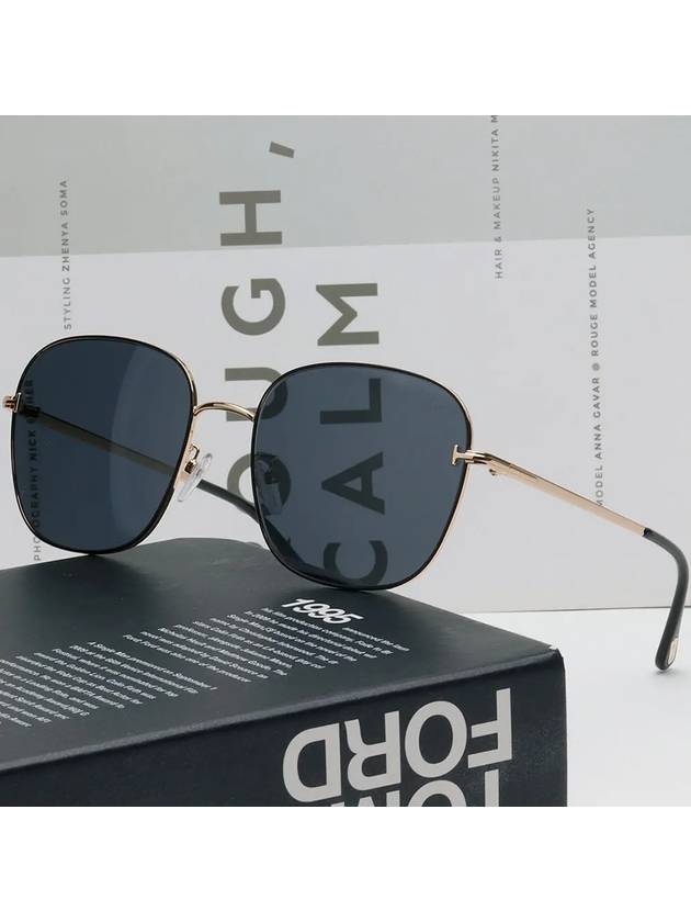 Sunglasses TF888K 01A Oversized Light Metal Asian Fit - TOM FORD - BALAAN 2