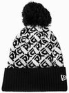 Infinity Logo Jacquard Knit Beanie Black - PXG - BALAAN 2