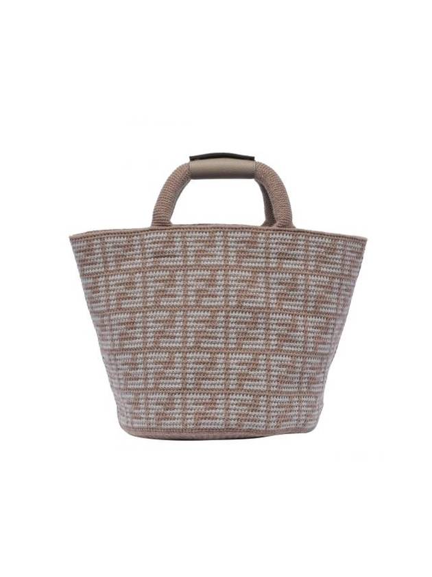 FF Cashmere Shopping Bag Beige - FENDI - BALAAN 1