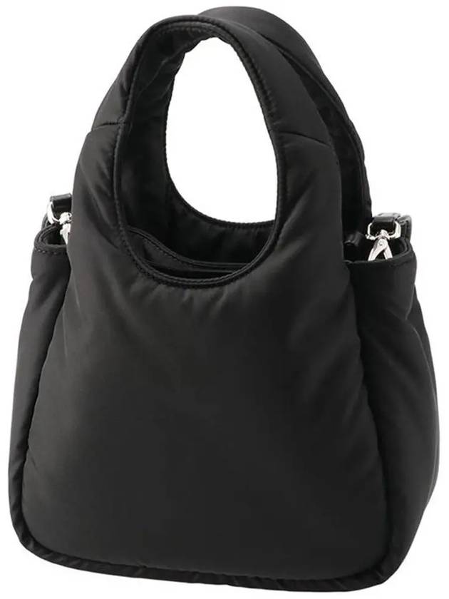 Soft Padded Re-Nylon Mini Bag Black - PRADA - BALAAN 4