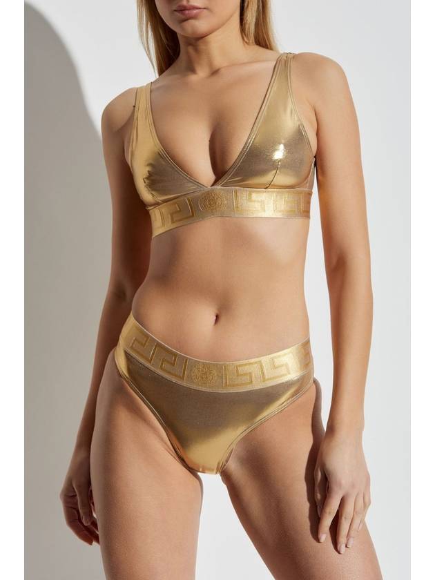 Versace Bikini Top, Women's, Gold - VERSACE - BALAAN 3