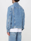 Cotton Denim Jacket Blue - DIESEL - BALAAN 6