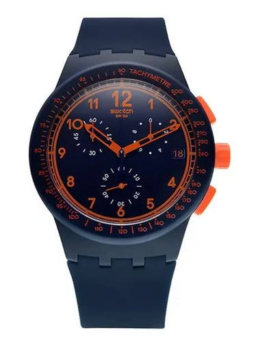 Watch SUSN401 Classic REBIRTH BLUE Men's Urethane Watch - SWATCH - BALAAN 1