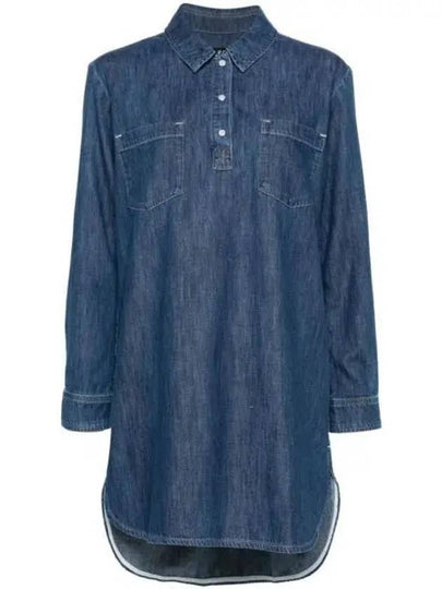 Robe Texas Short Dress Indigo Delave - A.P.C. - BALAAN 2