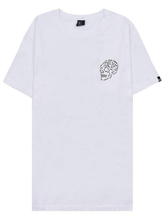 Men s Venice Skull Short Sleeve T Shirt DMH31645C WHITE - DEUS EX MACHINA - BALAAN 2