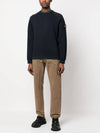 OLD Treatment Wappen Patch Crew Neck Sweatshirt Navy - STONE ISLAND - BALAAN 3