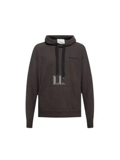 Marcello Embroidered Logo Hoodie Faded Black - ISABEL MARANT - BALAAN 2