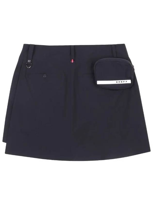 pleated wrap skirt type shorts OF5723LANAVY - ONOFF - BALAAN 2