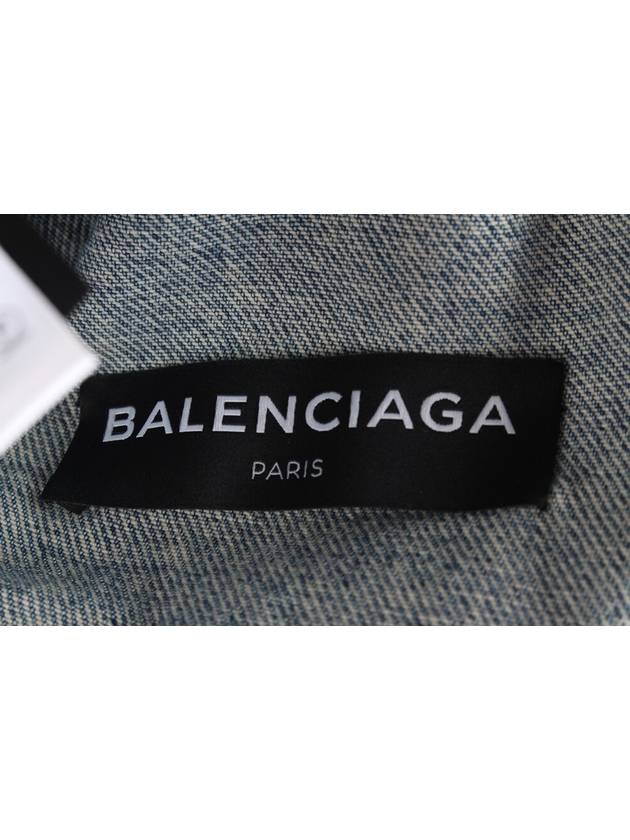 Wave logo denim jacket 42 90 95 - BALENCIAGA - BALAAN 7