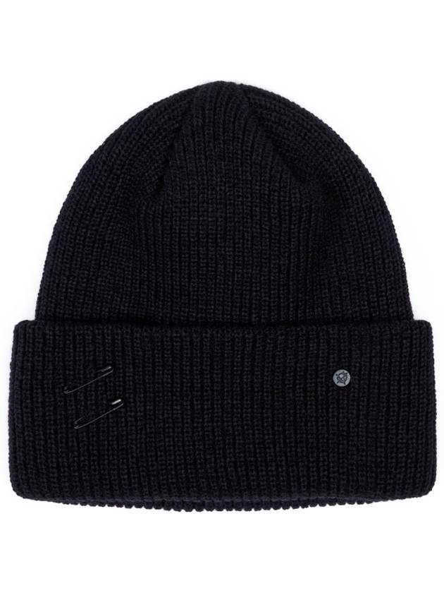 NINE BBD Signature Custom Long Beanie Black - BLACKBLOND - BALAAN 1