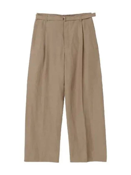 Belted Easy Pants Cappuccino Slacks Suit - LEMAIRE - BALAAN 1