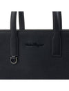 Logo Tote Bag Black - SALVATORE FERRAGAMO - BALAAN 8