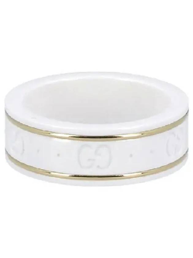 Icon Iconic Ring White Yellow Gold YBC325964001 - GUCCI - BALAAN 2