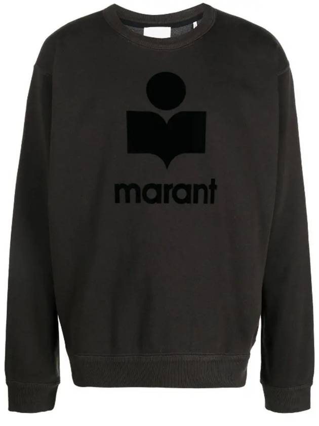 Mikoy Logo Cotton Sweatshirt Fade Black - ISABEL MARANT - BALAAN 2