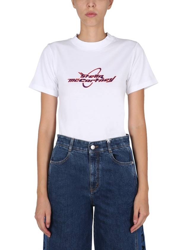 T-shirt WITH logo print 603188SPW119000 B0040172386 - STELLA MCCARTNEY - BALAAN 2