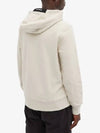 Men's Lens Wappen Fleece Hoodie Ivory - CP COMPANY - BALAAN 5