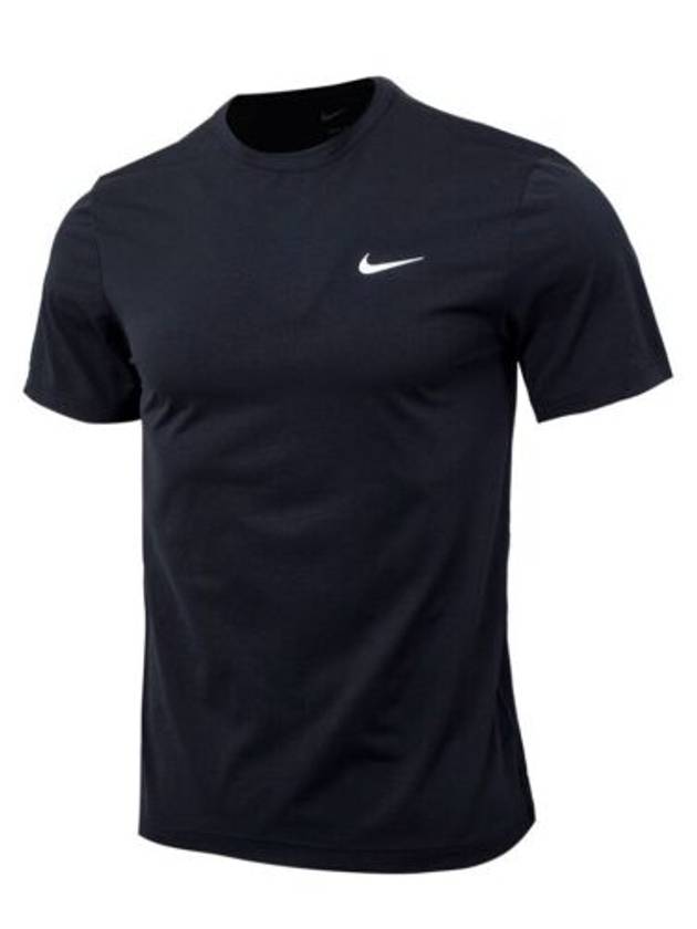 Dri-Fit UV Hyverse Fitness Short Sleeve T-Shirt Black - NIKE - BALAAN 2