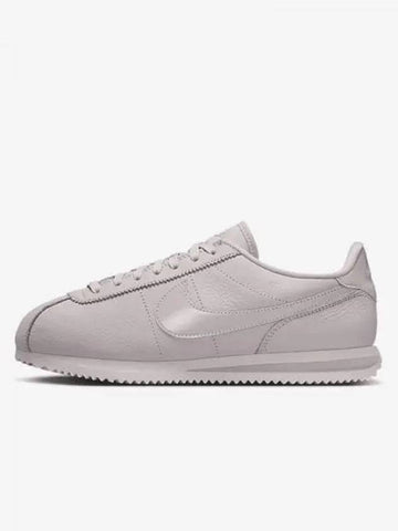 Cortez 23 Premium Leather Sneakers Platinum Violet Amethyst Ash FB6877 003 720571 - NIKE - BALAAN 1