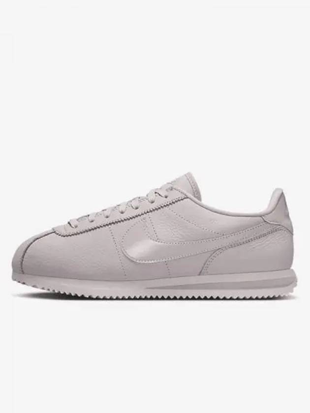 Cortez 23 Premium Leather Sneakers Platinum Violet Amethyst Ash FB6877 003 755640 - NIKE - BALAAN 1