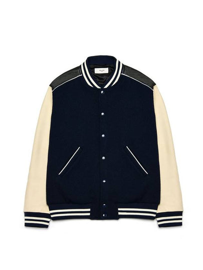 Teddy Jacket Wool Navy - ROLLING STUDIOS - BALAAN 2