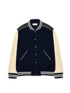 Teddy Jacket Wool Navy - ROLLING STUDIOS - BALAAN 1