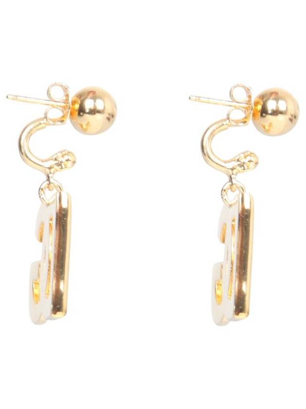 DG logo drop earrings gold - DOLCE&GABBANA - BALAAN 6