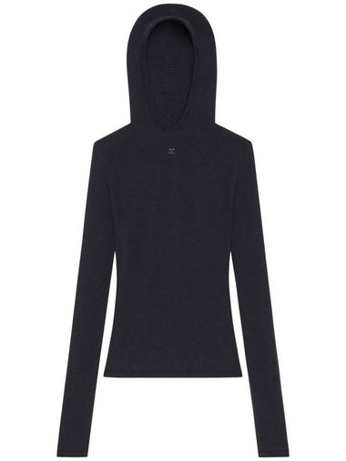 Courrèges Wool Hoodie Sweater - COURREGES - BALAAN 1