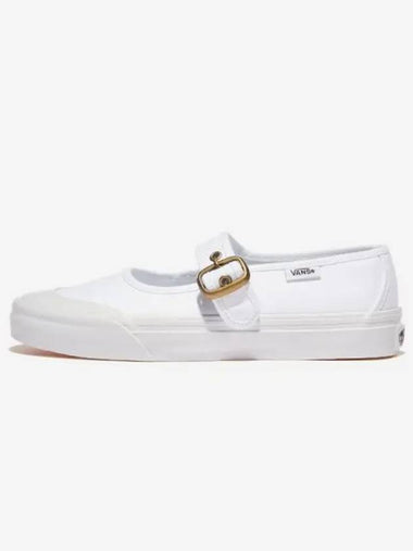 Shoes Running Sneakers Comfortable Slip On Mary Jane True White - VANS - BALAAN 1