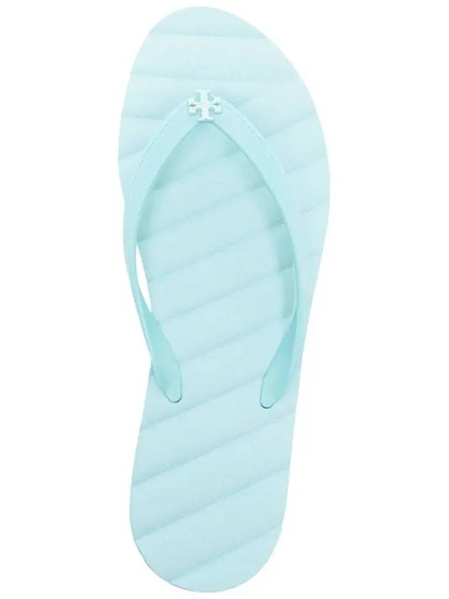 Kira Logo Flip Flops Blue - TORY BURCH - BALAAN 5