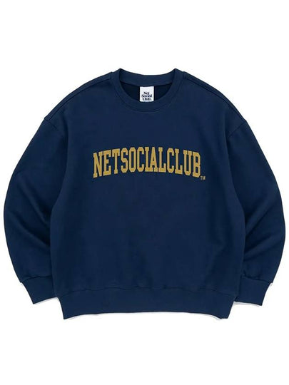 Arch Logo Sweatshirt Dark Blue - NET SOCIAL CLUB - BALAAN 2