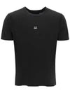 logo print short sleeve t-shirt black - CP COMPANY - BALAAN 1